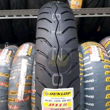 DUNLOP Tire D115 90.80.14 Ring 14 Ban Harian Tubeless Motor Scooter Yamaha Xride dll