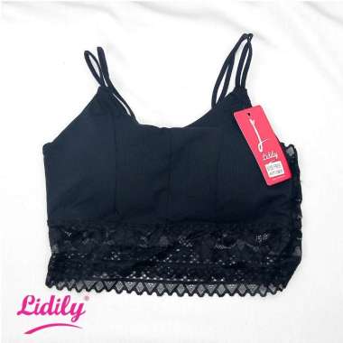 LIDILY - Bralette Sexy BH Seamless Busa Tanpa Kawat DDG805A | Bra Fashion Seksi Renda Bikini Busa Ta