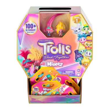 Mainan Mini Figur Trolls Mineez 2 Trolls (Blind Pack)