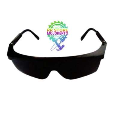 KACAMATA SAFETY BENING / KACAMATA LAS HITAM Hitam