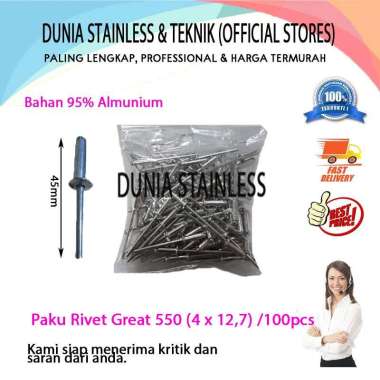Paku Rivet Great 550 /100pcs