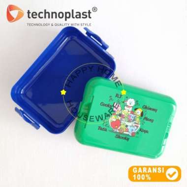 TECHNOPLAST BT21 Healthy Pleasure Sealware 750ml Kotak Bekal Anak BT21 BT21 Body Biru