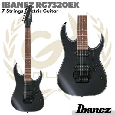 IBANEZ RG7320EX 7 String Electric Guitar | Gitar Listrik Elektrik - BKF-BLACK FLAT