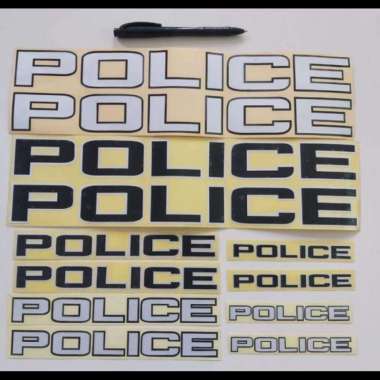 Stiker decal POLICE for police harley davidson