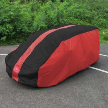 Sarung Mobil , Selimut Mobil , Body Cover Mobil AVANZA / XENIA MERAH LIS 2H