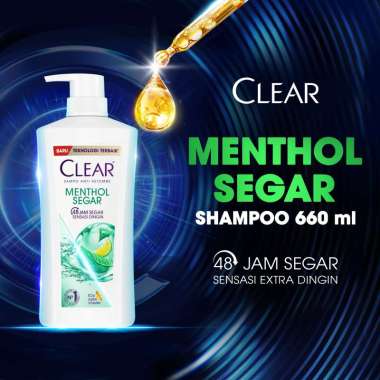Promo Harga Clear Shampoo Ice Cool Menthol 660 ml - Blibli