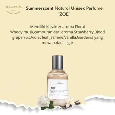 Parfume Pria Wanita Perfum Original Lokal Premium Quality Summerscent - Zoe (men) Zoe (men)