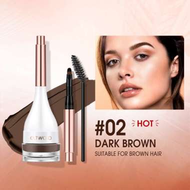 O.TWO.O Eyebrow Dying Cream waterproof Natural Shaping Eyebrow Dying Cream 02