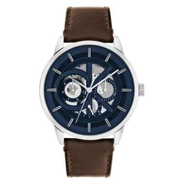 Calvin Klein CK-25200216 - Jam Tangan Pria Brown Leather Strap Original Garansi Resmi