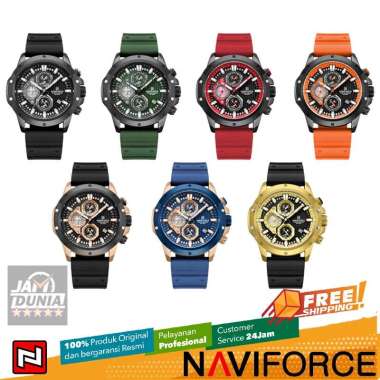 JAM TANGAN NAVIFORCE 8036 M JAM NAVIFORCE ORIGINAL 8036 LA - RUBBER JAM TANGAN NAVYFORCE 8036 JAM TA