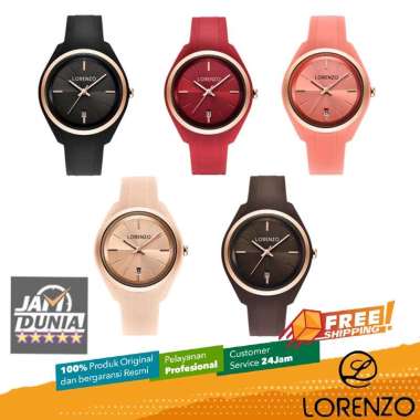 JAM TANGAN LORENZO 7108L JAM LORENZO 7108 L JAM LORENZO ORIGINAL JAM TANGAN ANALOG JAM TANGAN WANITA