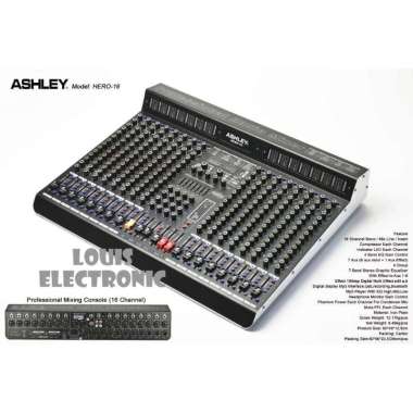 Mixer Audio ASHLEY HERO 16 HERO-16 HERO16 16 Channel ORIGINAL