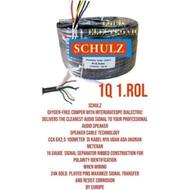 Kabel Speaker isi 6 6x2.5 mm SCHULZ ORIGINAL 6x2.5mm ( 50 Meter )