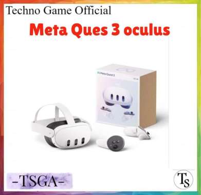 Oculus Vr Meta Quest 3 Virtual Reality Headset Metaverse 128Gb,256Gb Indo 128Gb