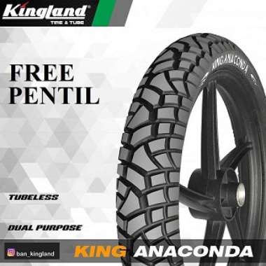 BAN LUAR KINGLAND 80/90-14 KING ANACONDA TL Original 100%
