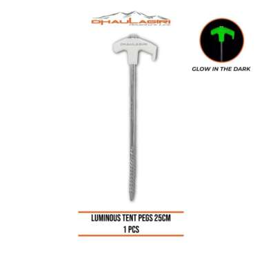 Dhaulagiri Luminous Tent Pegs 25cm 1 pcs