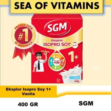 Promo Harga SGM Eksplor Soya 1-5 Susu Pertumbuhan Vanila 400 gr - Blibli