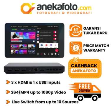 Yololiv Yolobox Pro Portable Multi-Camera Streaming Switcher Monitor