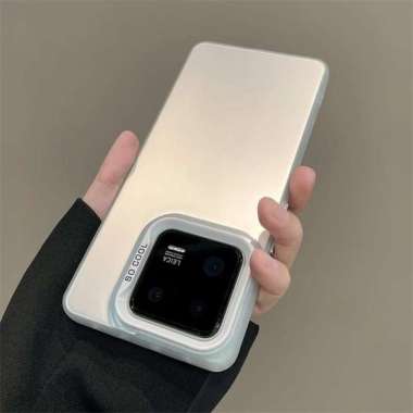 CASING XIAOMI 13T CASE XIAOMI 13T HOLOGRAM PLAIN COVER XIAOMI 13T PUTIH