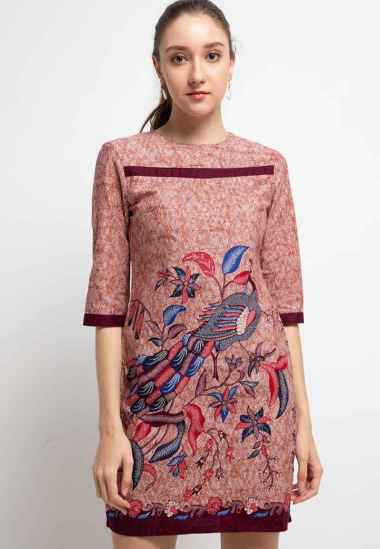 Arjuna Weda Sackdress Batik Cendrawasih 19349090 - Merah XL
