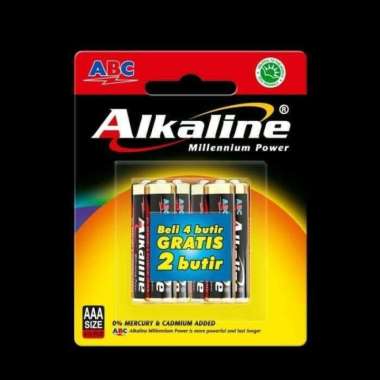 Battery - Baterai Alkaline ABC AAA - A3 Isi 6 Pcs Original murah