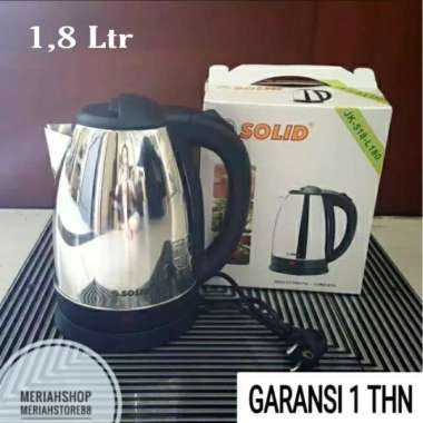 Teko Listrik Pemanas Air Ketel Elektrik 1.8Ltr Solid Stainless