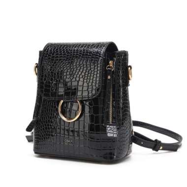 CEKA Tas Ransel Backpack Tas Bahu Wanita Import Croco Shoulder Bag Kekinian Mini HP Original Branded