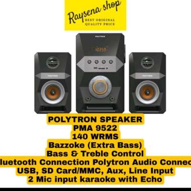 POLYTRON PMA 9522 / PMA9522 SPEAKER BLUETOOTH KARAOKE