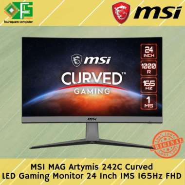 MSI MAG Artymis 242C LED Gaming Monitor 24 Inch Curved 1MS 165HZ FHD