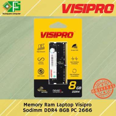 Memory Ram Laptop Sodimm DDR4 8GB PC 2666 Mhz Visipro