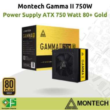 PSU Montech Gamma II 750 Watt 80 Plus Gold Modular | Power Supply 750w