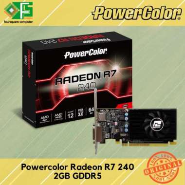 VGA Powercolor Radeon R7 240 2GB GDDR5 | R7 240 2 GB Low Profile