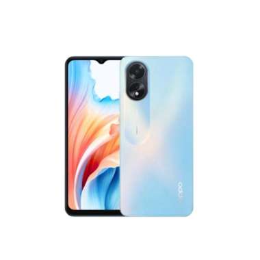 Oppo Smartphone A18 4/128GB 6.56 Inch Garansi Resmi Glowing Blue