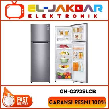 LG GN-G272SLCB KULKAS INVERTER 272 L DOOR COOLING 2 PINTU GNG272SLCB