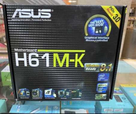 Sale Motherboard Asus H61M-K Socket 1155 Baru