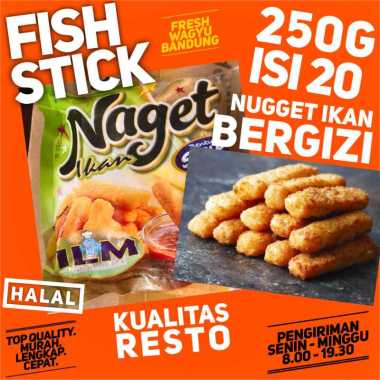 ILM FISH STICK NUGGET Naget Ikan Stik Bergizi Halal Enak