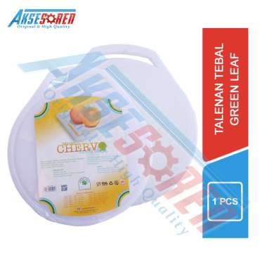 Aksesoren Talenan Dapur Chervo Greenleaf [Besar/Kecil] / Tatakan Papan Alas Pemotong Daging / Choopi