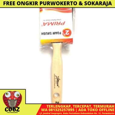 2 IN / PRIMA Kuas Spons Cat Tembok Kayu Besi Sponge Paint Brush
