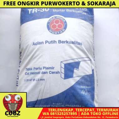 40 KG / TIGA RODA TR - 30 Semen Acian Putih Sak