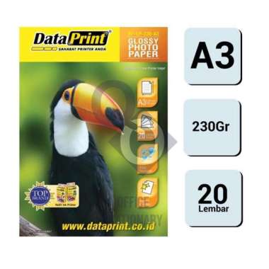 Dataprint glossy photo paper 230 A3 / Kertas Data Print Glossy paper