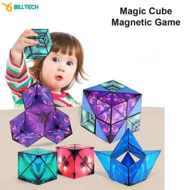 Magic Cube Magnetic Game Geometric Rubik Puzzle 3D