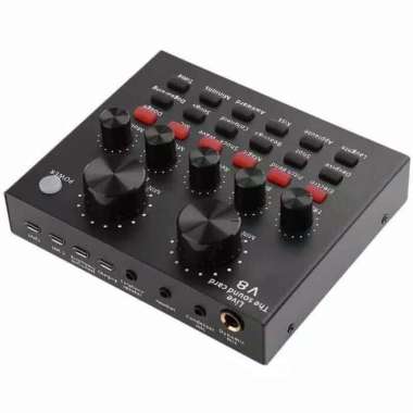 Soundcard V8 Mixer V8 Sound Card V8 MIXER Audio USB External Soundcard