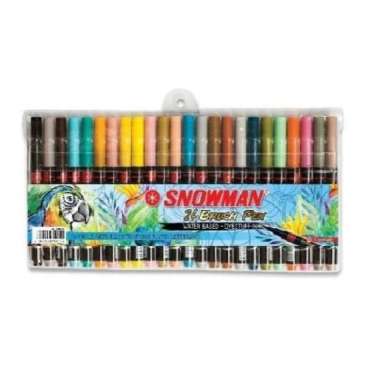 Snowman Brush Pen Set 36 Warna BM-36