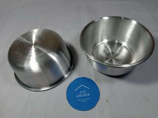 PANCI WADAH KOBOKAN TIM TIMAN MANGKOK WASKOM BASKOM JAWA ALUMINIUM POLOS