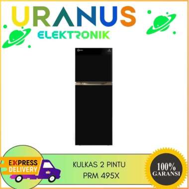 POLYTRON PRM 495X KULKAS 2 PINTU NEW BELLEZA BIG LITER