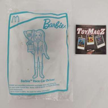 Figure Barbie Happy Meal McDonalds Barbie Race Car Driver