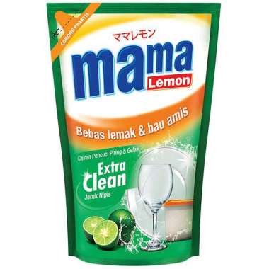 Promo Harga Mama Lemon Cairan Pencuci Piring Jeruk Nipis 1600 ml - Blibli