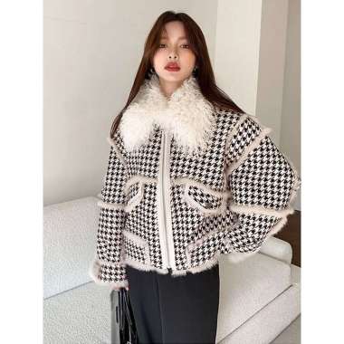 VERISH Coat Wanita Lamb Wool Coat #1907 XXL
