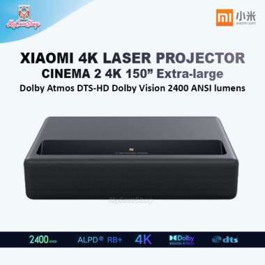 XIAOMI LASER CINEMA 2 4K ULTRA SHORT THROW PROJECTOR CINEMA HOME 150"