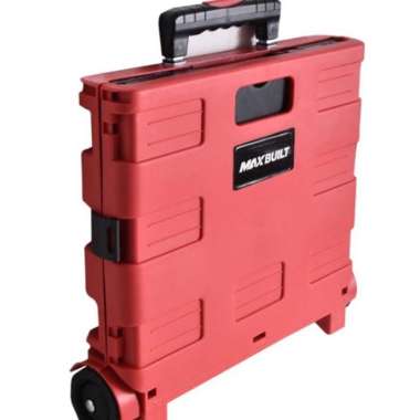 KRISBOW 25 KG TROLI / TROLLEY / DORONGAN LIPAT BARANG, GALON, DLL Merah